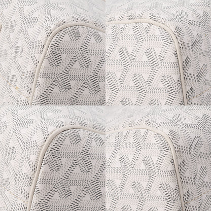 GOYARD [Goyard] Ruette PM Tote Bag Coated Canvas White Silver-Tone Hardware, Pre-Owned