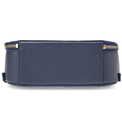 CHANEL Matelasse Caviar Skin 2WAY Chain Shoulder Navy Gold-Tone Hardware, Pre-Owned
