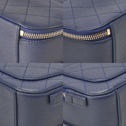 CHANEL Matelasse Caviar Skin 2WAY Chain Shoulder Navy Gold-Tone Hardware, Pre-Owned