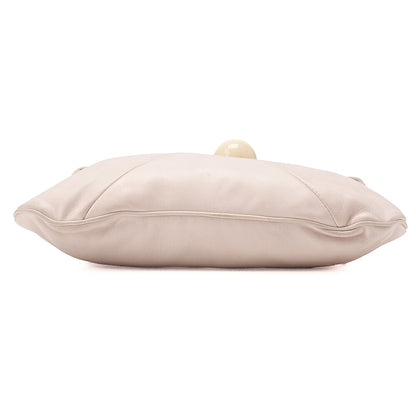 CHANEL Lambskin Cocoball Charm One Shoulder Pink Gold-Tone Hardware, Pre-Owned