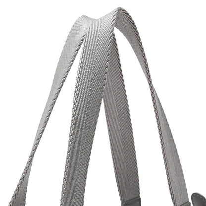 CHANEL Coco Mark Sports Line Tote Bag Lambskin x Fur x Canvas Green Silver-Tone Hardware, Pre-Owned