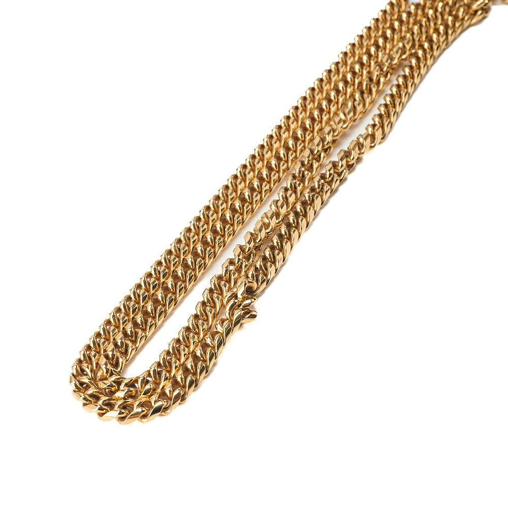 CHANEL Lambskin Matelasse 25cm Single Flap Grain Chain Shoulder Black Gold-Tone Hardware, Pre-Owned