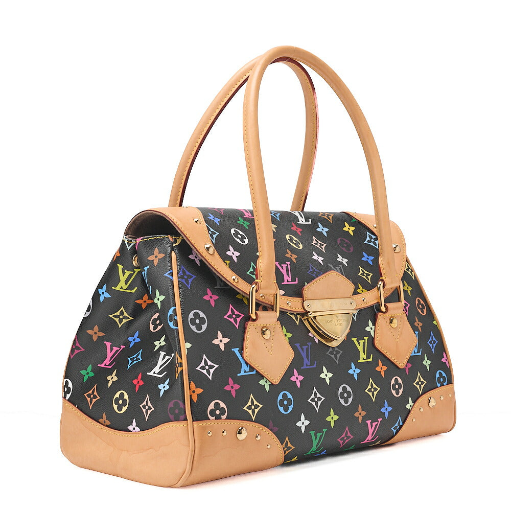 LOUIS VUITTON Louis Vuitton Multicolor Canvas Beverly GM Monogram Multicolor Tote Bag M40202 Gold-Tone Hardware, Pre-Owned