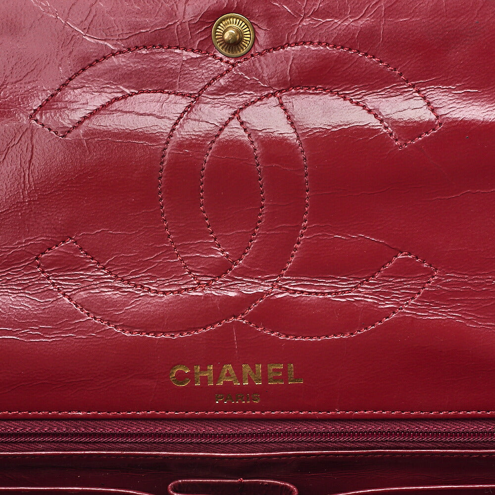 CHANEL Lambskin Matelasse 27cm Paris Limited Double Flap Shoulder Bag Black Gold-Tone Hardware, Pre-Owned