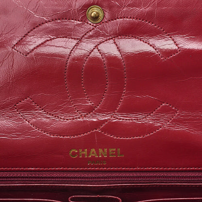 CHANEL Lambskin Matelasse 27cm Paris Limited Double Flap Shoulder Bag Black Gold-Tone Hardware, Pre-Owned