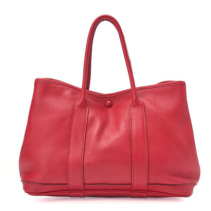 Hermes Hermes Garden Twily TPM Swift Tote Bag Vermillion Silver-Tone Hardware, Pre-Owned