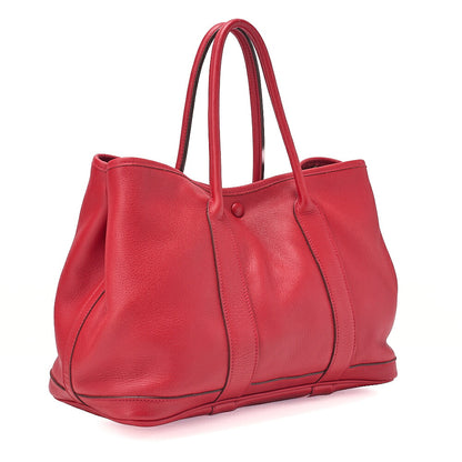 Hermes Hermes Garden Twily TPM Swift Tote Bag Vermillion Silver-Tone Hardware, Pre-Owned