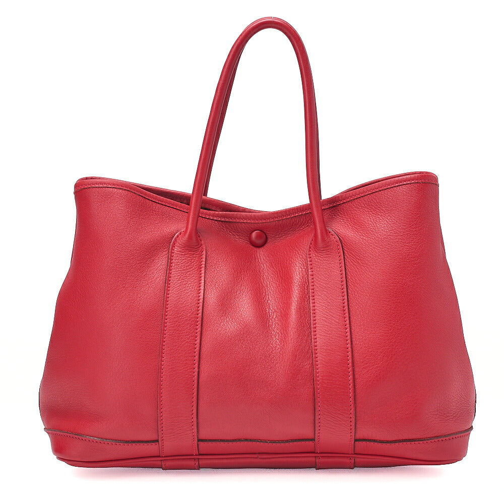 Hermes Hermes Garden Twily TPM Swift Tote Bag Vermillion Silver-Tone Hardware, Pre-Owned