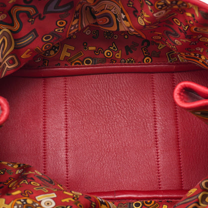 Hermes Hermes Garden Twily TPM Swift Tote Bag Vermillion Silver-Tone Hardware, Pre-Owned