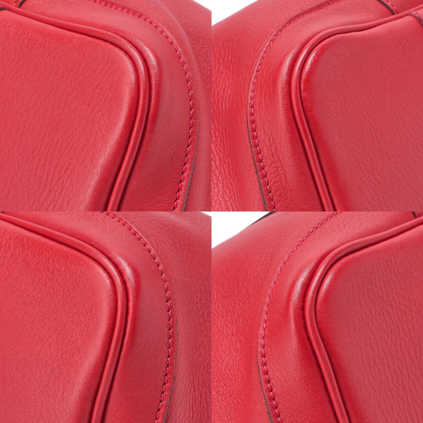 Hermes Hermes Garden Twily TPM Swift Tote Bag Vermillion Silver-Tone Hardware, Pre-Owned