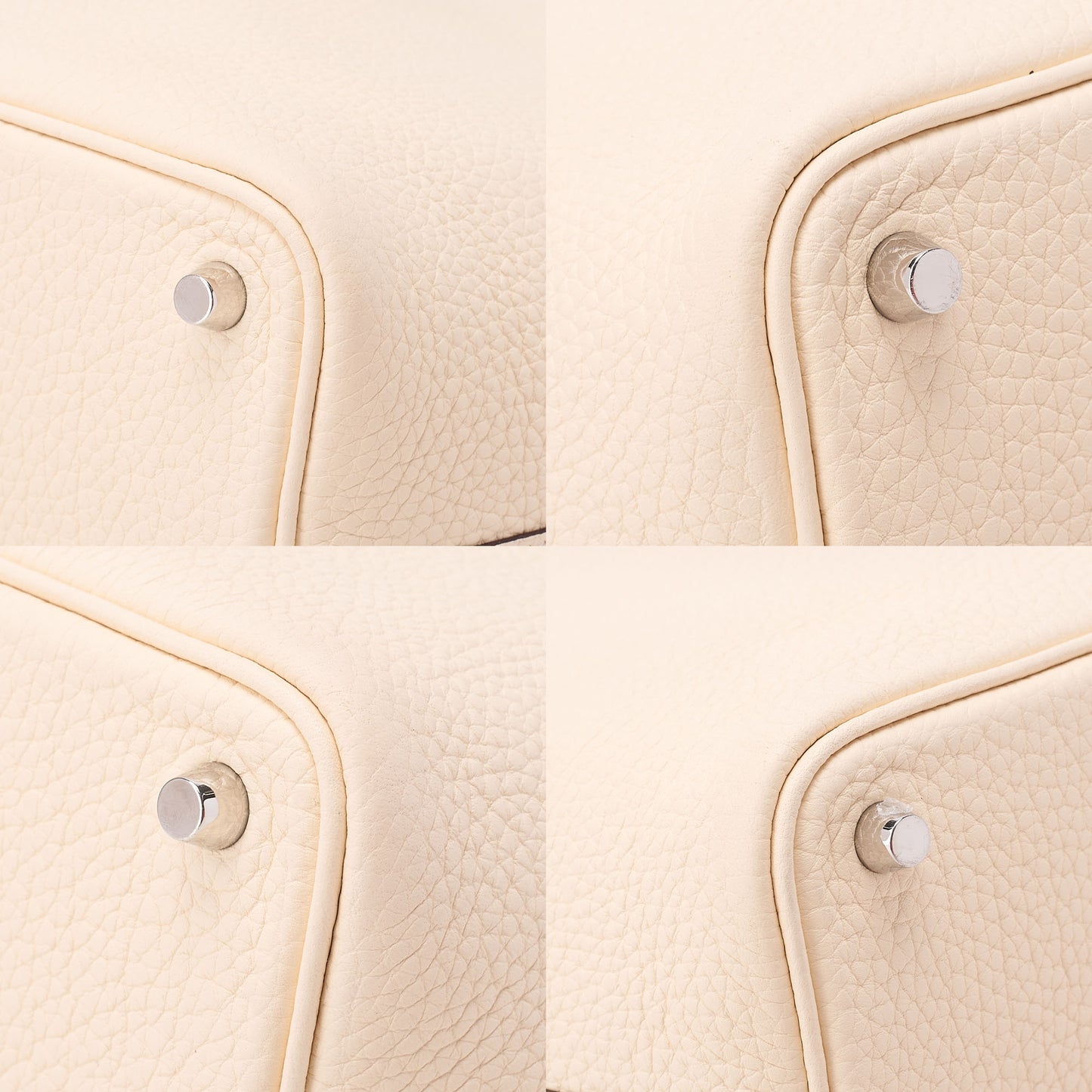 hermes hermes Picotin Lock PM Taurillon Clemence Handbag Ladies Silver-Tone Hardware, Pre-Owned