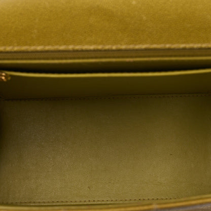 CHANEL Caviar Skin Matelasse Trapezoid Single Shoulder Bag Yellow Gold-Tone Hardware, Pre-Owned
