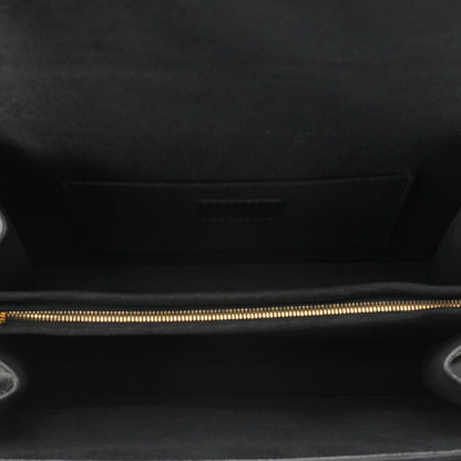 LOUIS VUITTON LV Lock Dauphine MM Shoulder Bag M55821 Black Gold-Tone Hardware, Pre-Owned