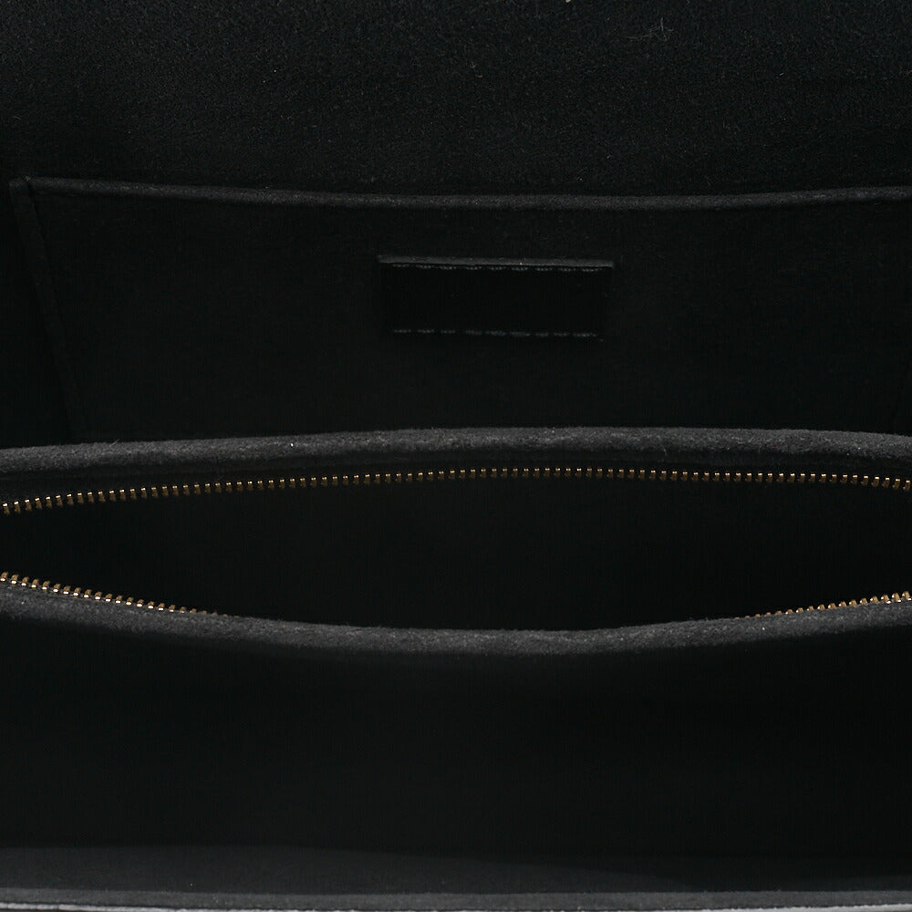 LOUIS VUITTON LV Lock Dauphine MM Shoulder Bag M55821 Black Gold-Tone Hardware, Pre-Owned