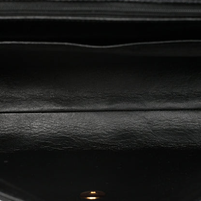 CHANEL Caviar Skin Matelasse Dekacoco Business Bag Black Gold-Tone Hardware, Pre-Owned