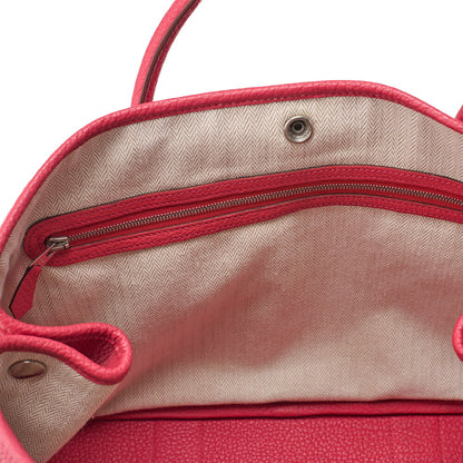 HERMES Herm?s Garden Party PM Negonda Tote Bag Rose Jaipool Silver-Tone Hardware, Pre-Owned