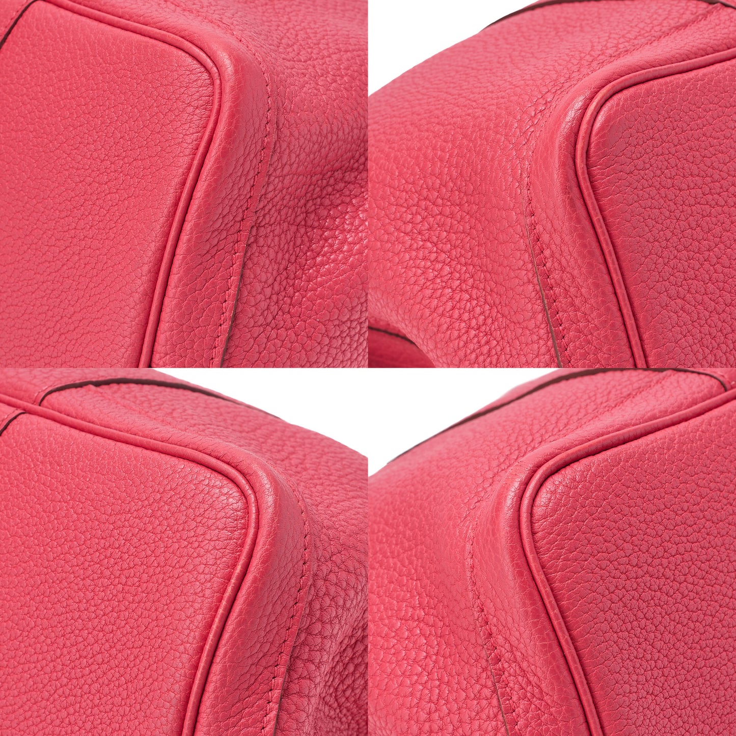 HERMES Herm?s Garden Party PM Negonda Tote Bag Rose Jaipool Silver-Tone Hardware, Pre-Owned