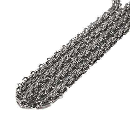 CHANEL CottonMatelasse Camellia 2.55 Lock 2.55 Chain Shoulder Multicolor Silver-Tone Hardware, Pre-Owned