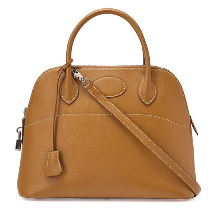 Hermes  Hermes Bolide 31 Handbag Shoulder Bag Chevre Coromandel Natural Silver-Tone Hardware, Pre-Owned