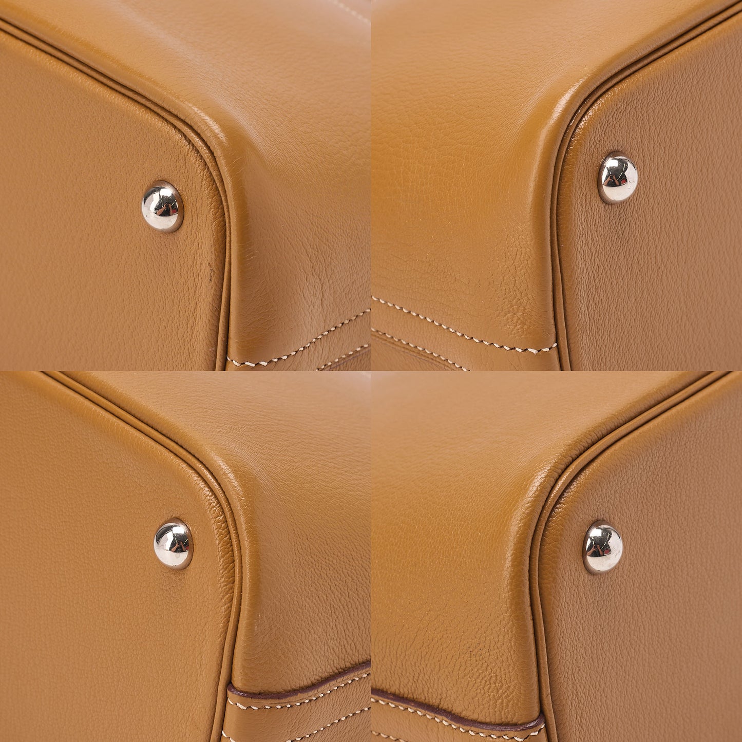 Hermes  Hermes Bolide 31 Handbag Shoulder Bag Chevre Coromandel Natural Silver-Tone Hardware, Pre-Owned