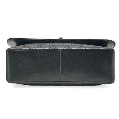 CHANEL Shoulder BagMatelasse Design Flap Chain Shoulder Lambskin Black Gold-Tone Hardware, Pre-Owned