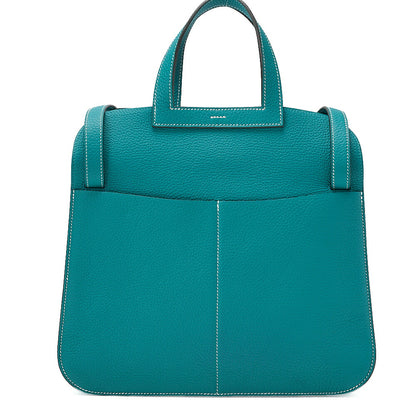 Hermes  Hermes Arzan 31 Taurillon Clemence x Swift 2-Way Shoulder Veil Verone Silver-Tone Hardware, Pre-Owned