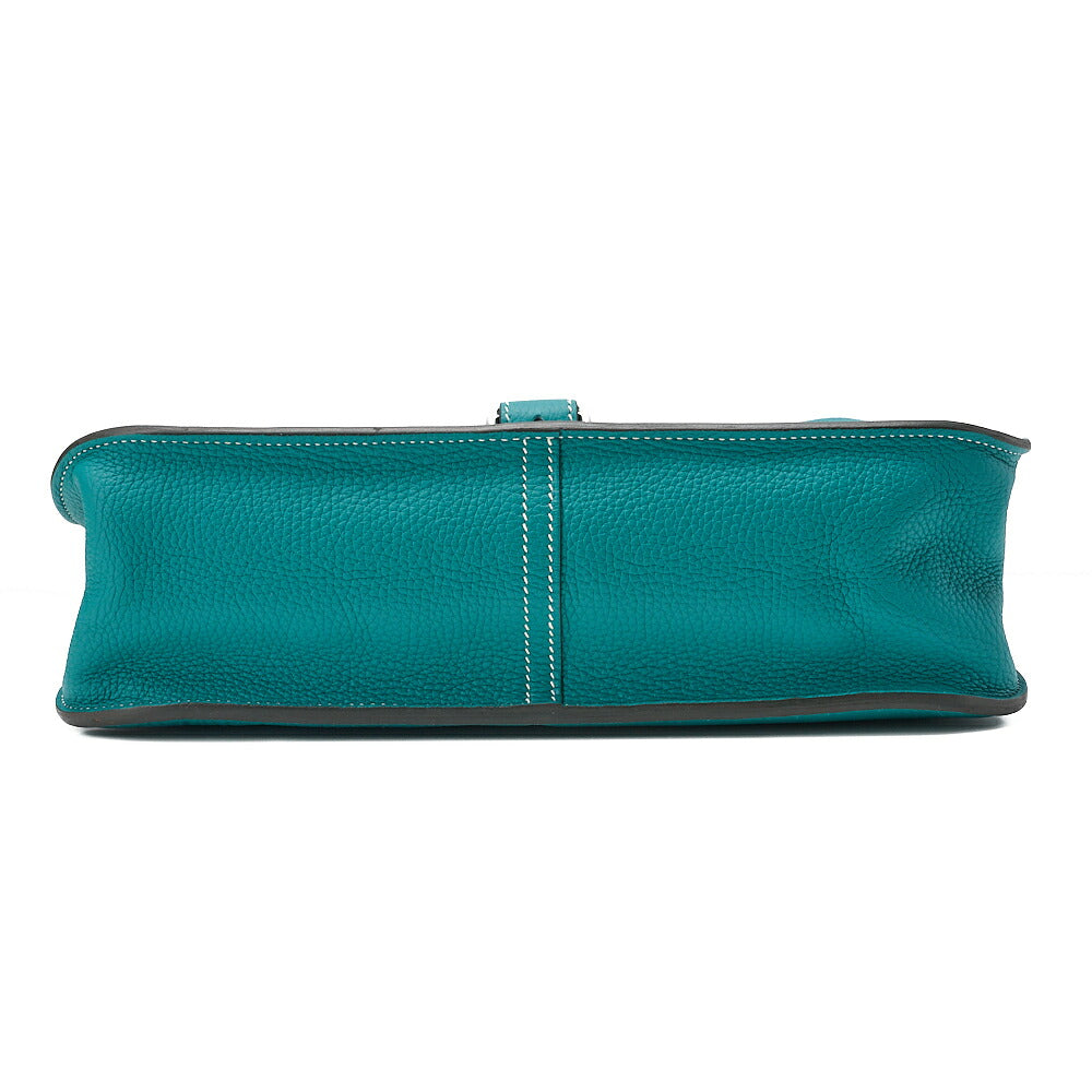 Hermes  Hermes Arzan 31 Taurillon Clemence x Swift 2-Way Shoulder Veil Verone Silver-Tone Hardware, Pre-Owned