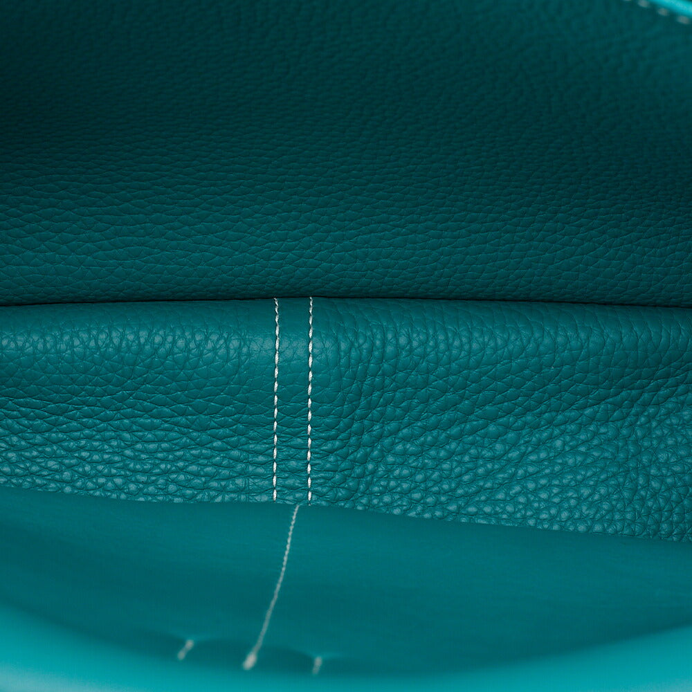Hermes  Hermes Arzan 31 Taurillon Clemence x Swift 2-Way Shoulder Veil Verone Silver-Tone Hardware, Pre-Owned