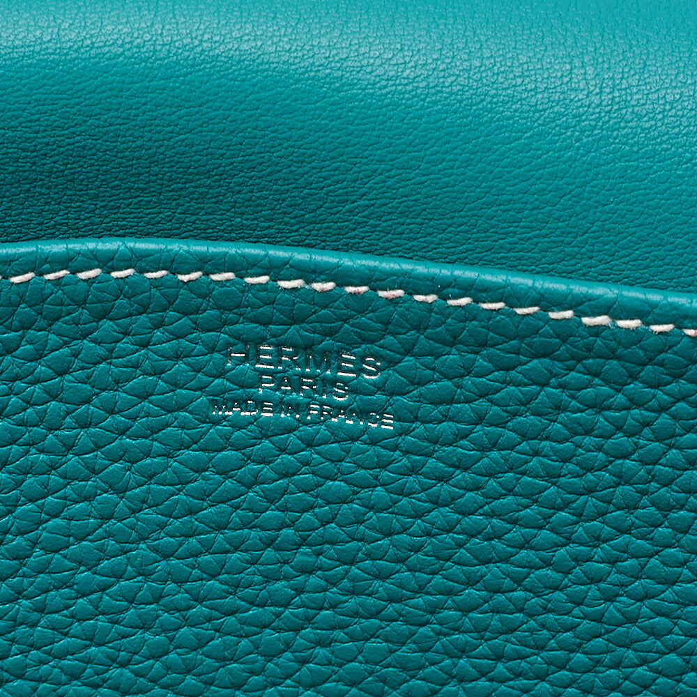 Hermes  Hermes Arzan 31 Taurillon Clemence x Swift 2-Way Shoulder Veil Verone Silver-Tone Hardware, Pre-Owned