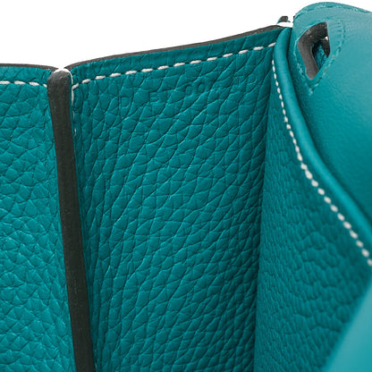 Hermes  Hermes Arzan 31 Taurillon Clemence x Swift 2-Way Shoulder Veil Verone Silver-Tone Hardware, Pre-Owned