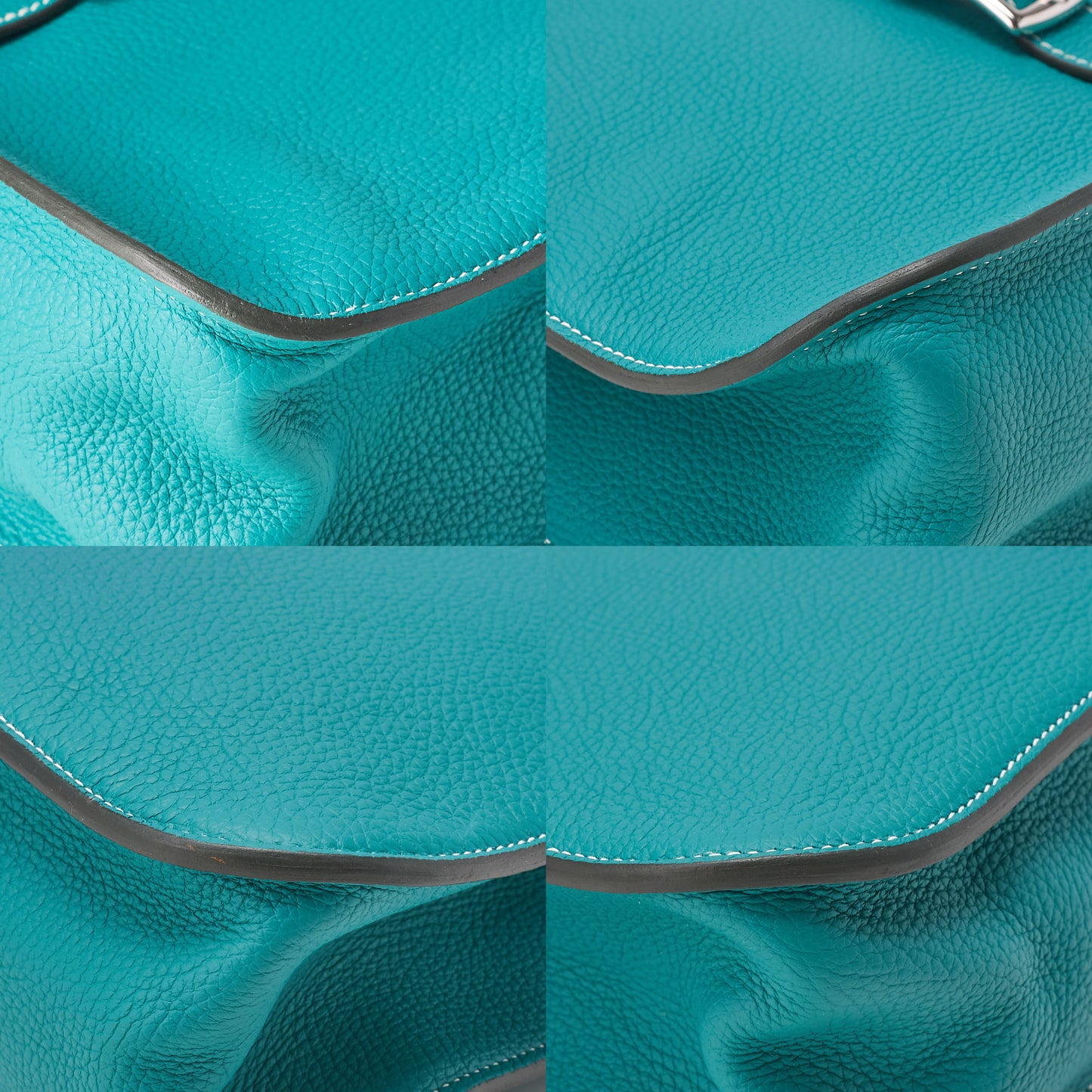 Hermes  Hermes Arzan 31 Taurillon Clemence x Swift 2-Way Shoulder Veil Verone Silver-Tone Hardware, Pre-Owned