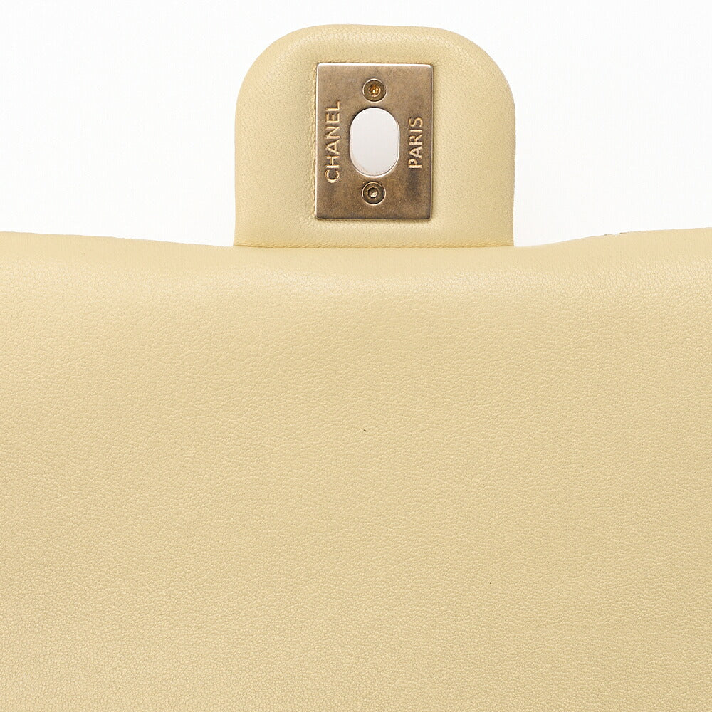 CHANEL Lambskin Minimat Telass? Gripore Chain Shoulder Yellow Gold-Tone Hardware, Pre-Owned