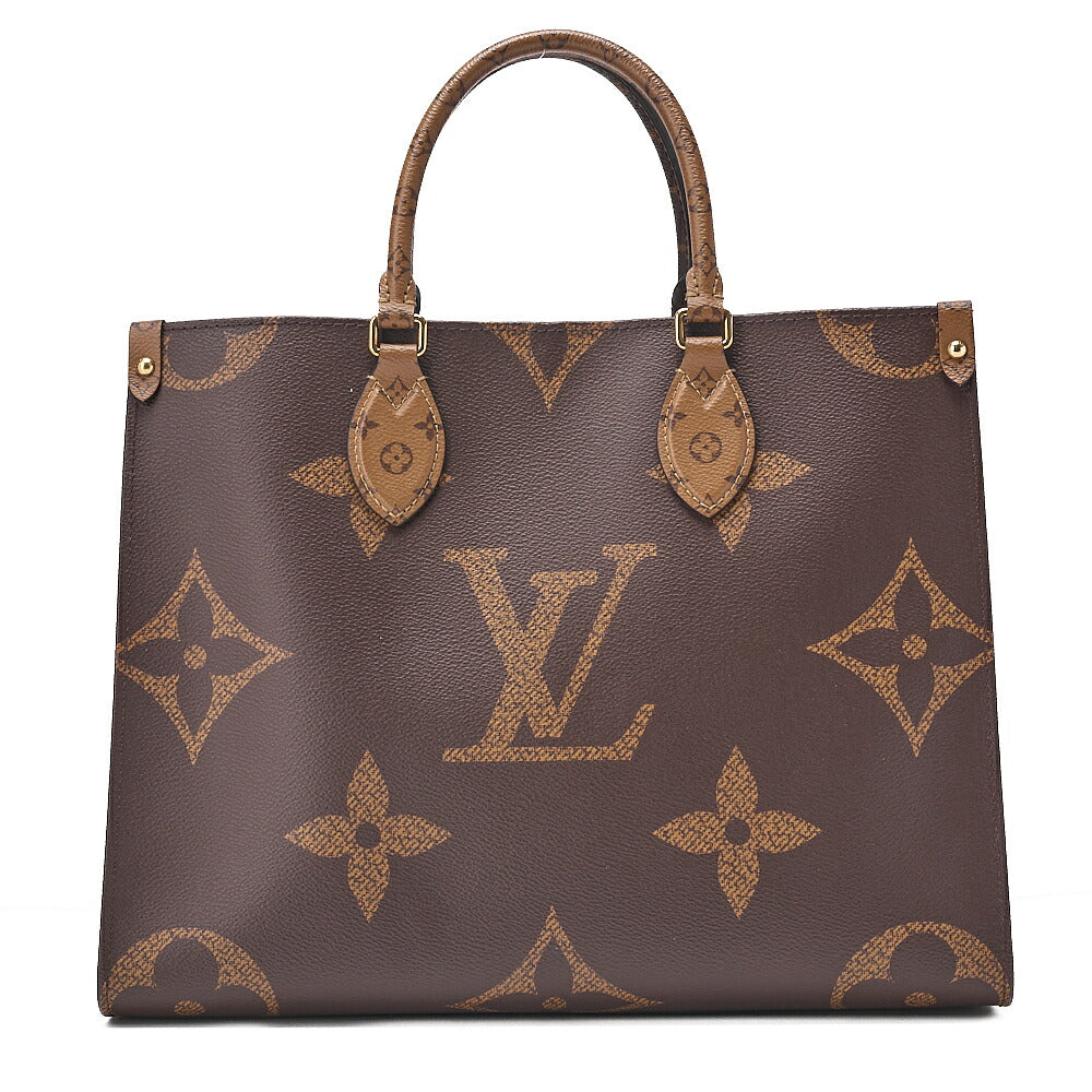 LOUIS VUITTON Louis Vuitton Giant Monogram Reverse On The Go MM M45039 Gold-Tone Hardware, Pre-Owned