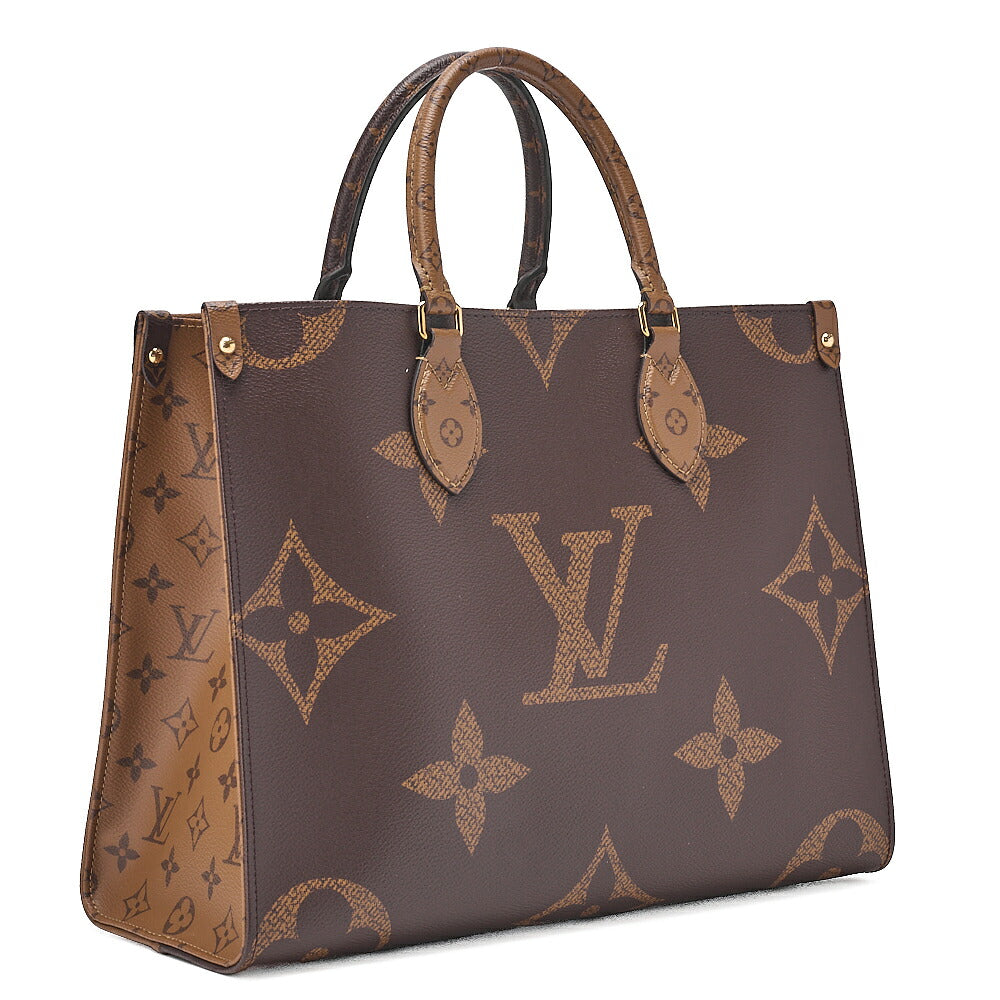 LOUIS VUITTON Louis Vuitton Giant Monogram Reverse On The Go MM M45039 Gold-Tone Hardware, Pre-Owned