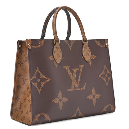 LOUIS VUITTON Louis Vuitton Giant Monogram Reverse On The Go MM M45039 Gold-Tone Hardware, Pre-Owned