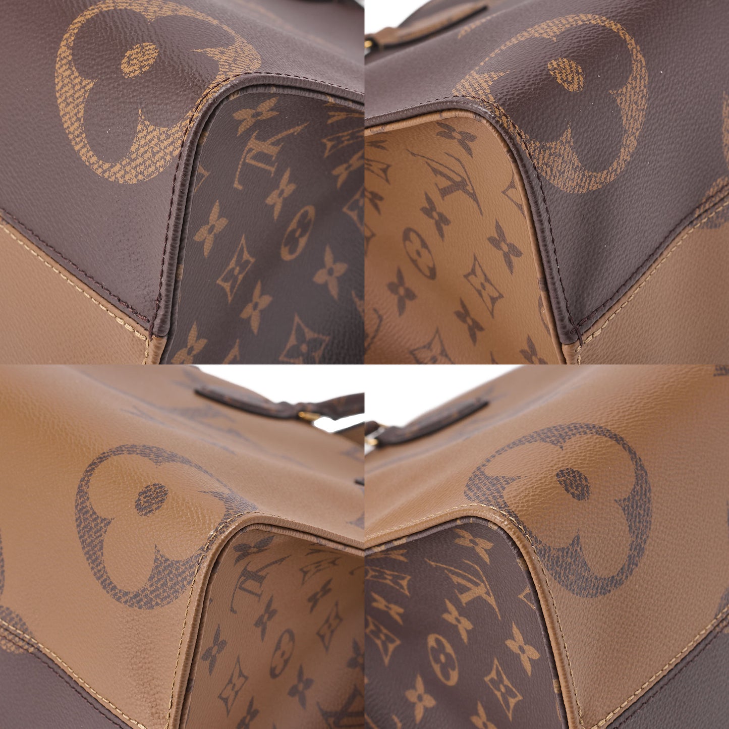 LOUIS VUITTON Louis Vuitton Giant Monogram Reverse On The Go MM M45039 Gold-Tone Hardware, Pre-Owned
