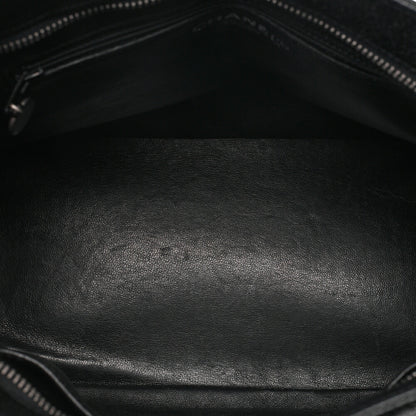 CHANEL Matelasse Reissue Tote Caviar Skin Black Silver-Tone Hardware, Pre-Owned