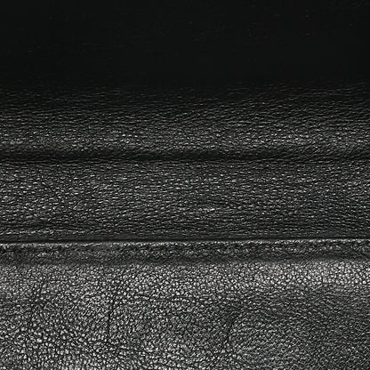 CHANEL Caviar Skin Matelasse Coco Mark Kiss Clasp Chain Handbag Black Gold-Tone Hardware, Pre-Owned