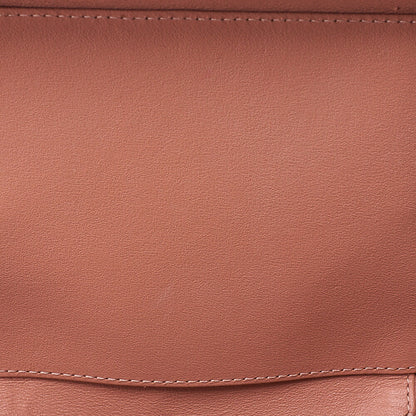 CHANEL Lambskin Coco Mark Vanity Wood Handle 2-Way Shoulder Pink Gold-Tone Hardware, Pre-Owned