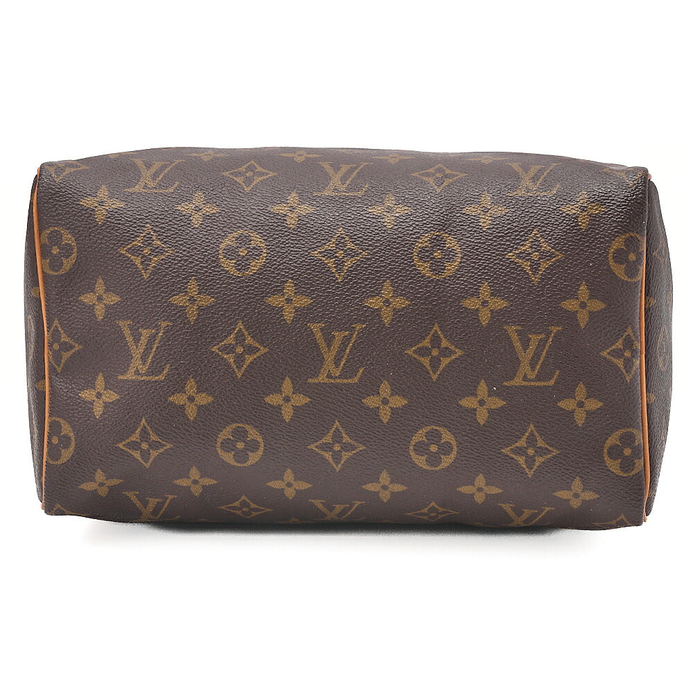 LOUIS VUITTON Louis Vuitton Monogram Speedy 25 Handbag M41528 Brown Gold-Tone Hardware, Pre-Owned
