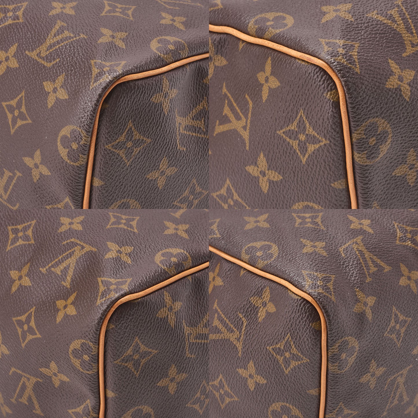 LOUIS VUITTON Louis Vuitton Monogram Speedy 25 Handbag M41528 Brown Gold-Tone Hardware, Pre-Owned