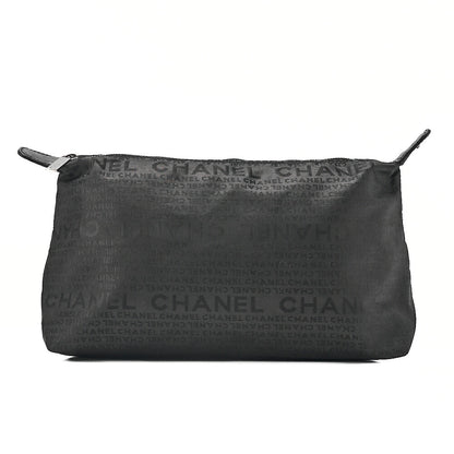 CHANEL Caviar Skin Executive 2.55 Turn Lock Tote Bag Black Silver-Tone Hardware, Pre-Owned