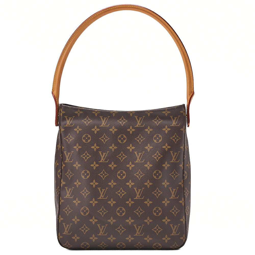 LOUIS VUITTON Louis Vuitton Monogram Looping MM One Shoulder M51146 Brown Gold-Tone Hardware, Pre-Owned