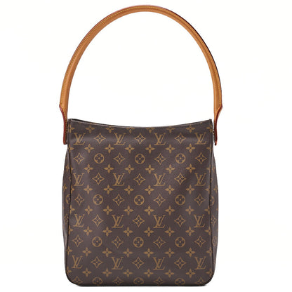 LOUIS VUITTON Louis Vuitton Monogram Looping MM One Shoulder M51146 Brown Gold-Tone Hardware, Pre-Owned