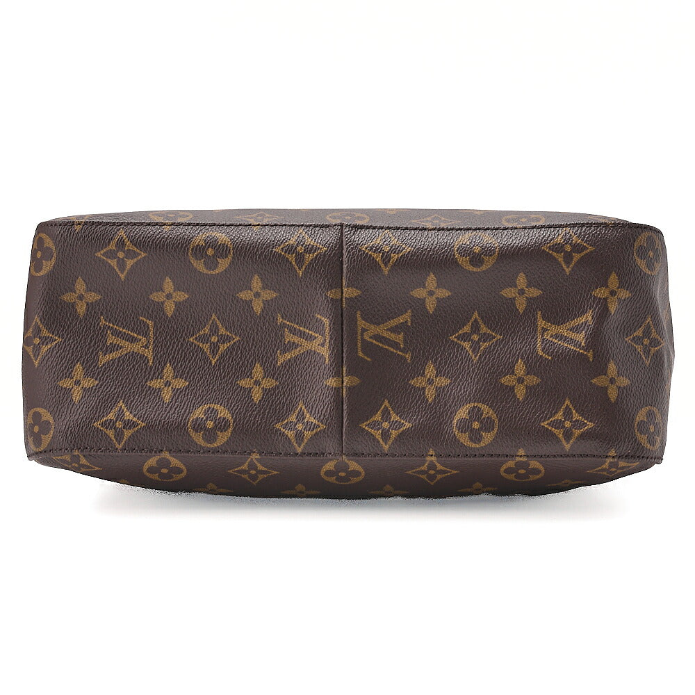 LOUIS VUITTON Louis Vuitton Monogram Looping MM One Shoulder M51146 Brown Gold-Tone Hardware, Pre-Owned