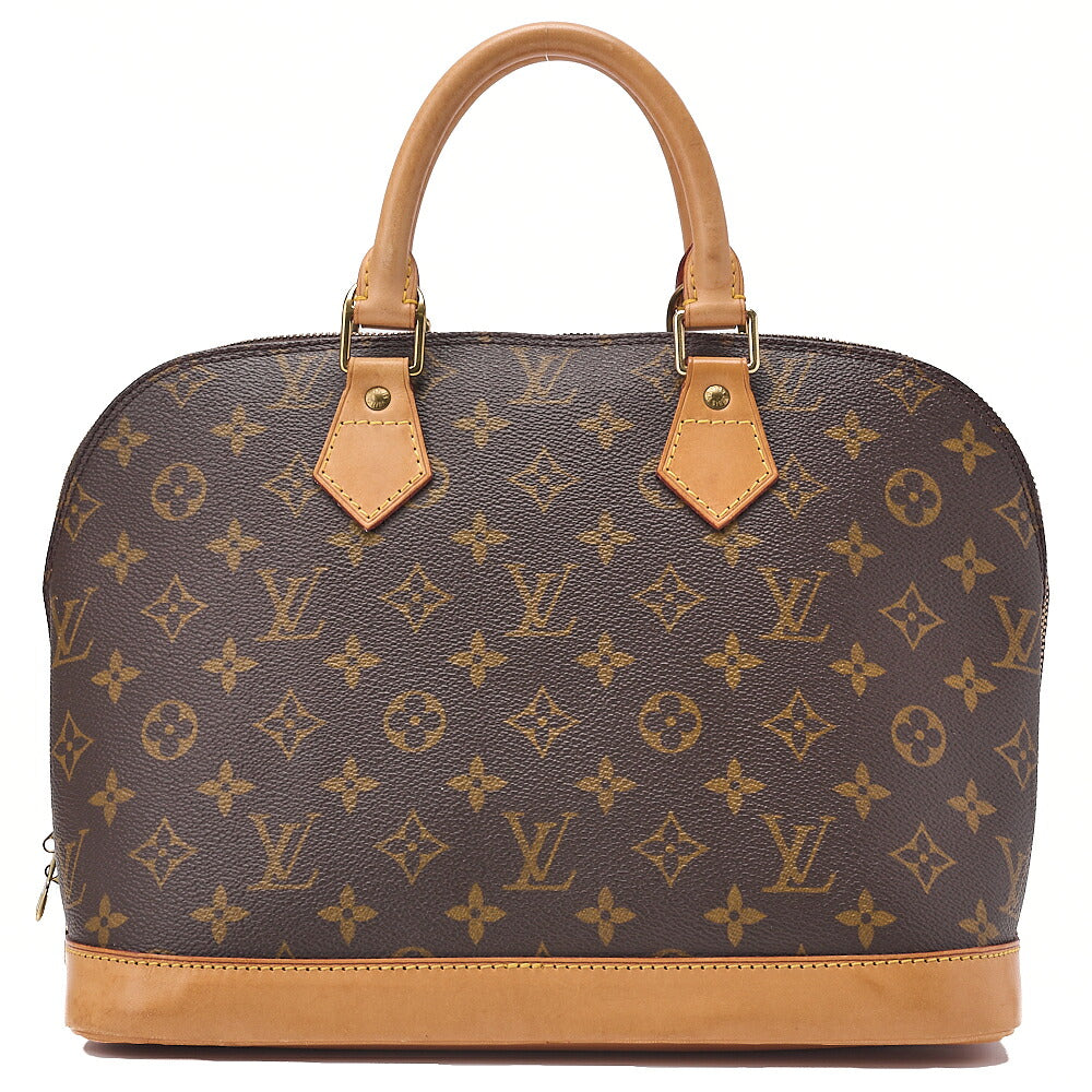 LOUIS VUITTON Louis Vuitton Handbag Monogram Alma PM N51130 Brown Gold-Tone Hardware, Pre-Owned