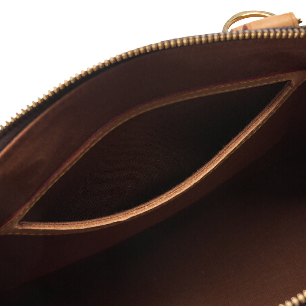 LOUIS VUITTON Louis Vuitton Handbag Monogram Alma PM N51130 Brown Gold-Tone Hardware, Pre-Owned