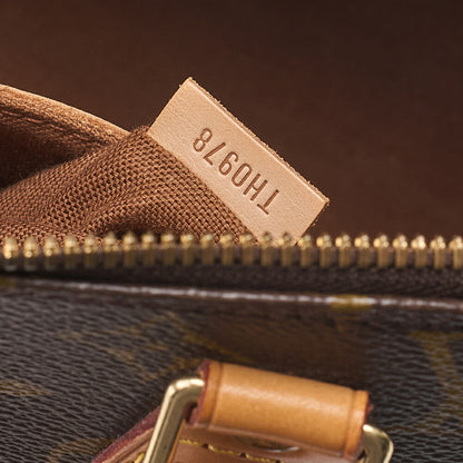 LOUIS VUITTON Louis Vuitton Handbag Monogram Alma PM N51130 Brown Gold-Tone Hardware, Pre-Owned