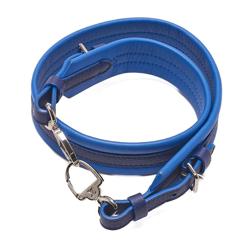 LOUIS VUITTON Louis Vuitton Astrid Calf Leather 2-Way Chain Shoulder M54373 Navy x Blue Silver-Tone Hardware, Pre-Owned