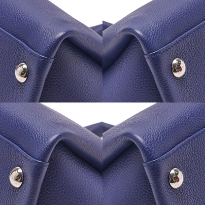 LOUIS VUITTON Louis Vuitton Astrid Calf Leather 2-Way Chain Shoulder M54373 Navy x Blue Silver-Tone Hardware, Pre-Owned